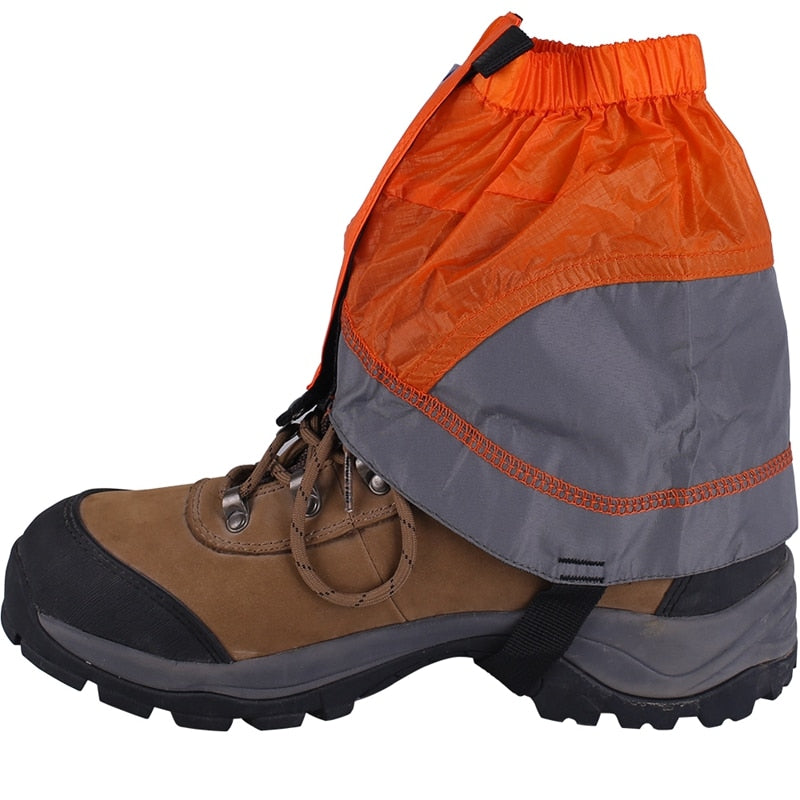 Outdoor Silicon Coated Nylon Snow Leg Gaiters Waterproof Ultralight Legging Protection Guard Shoes