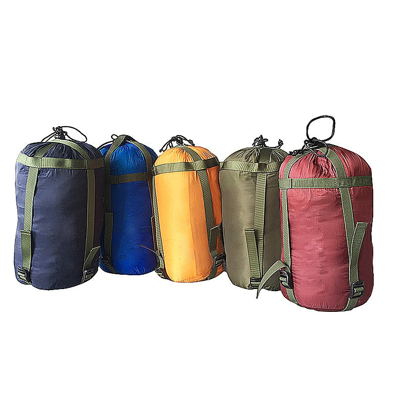 Outdoor Sleeping Bag Compression Sack Clothing Sundries Drawstring Storage Pouch Camping Equipment