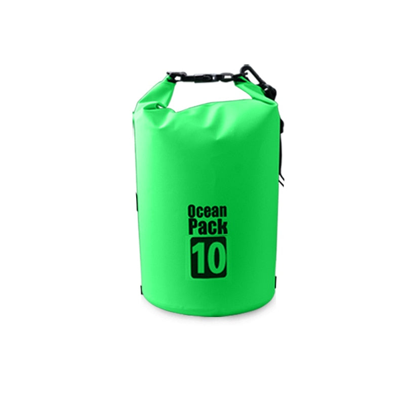 PVC 5L 10L 20L Outdoor Diving Compression Storage Waterproof Bag Dry Bag For Man Women Swimming