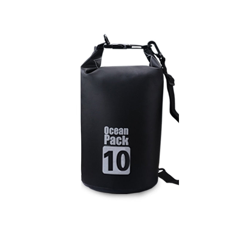 PVC 5L 10L 20L Outdoor Diving Compression Storage Waterproof Bag Dry Bag For Man Women Swimming
