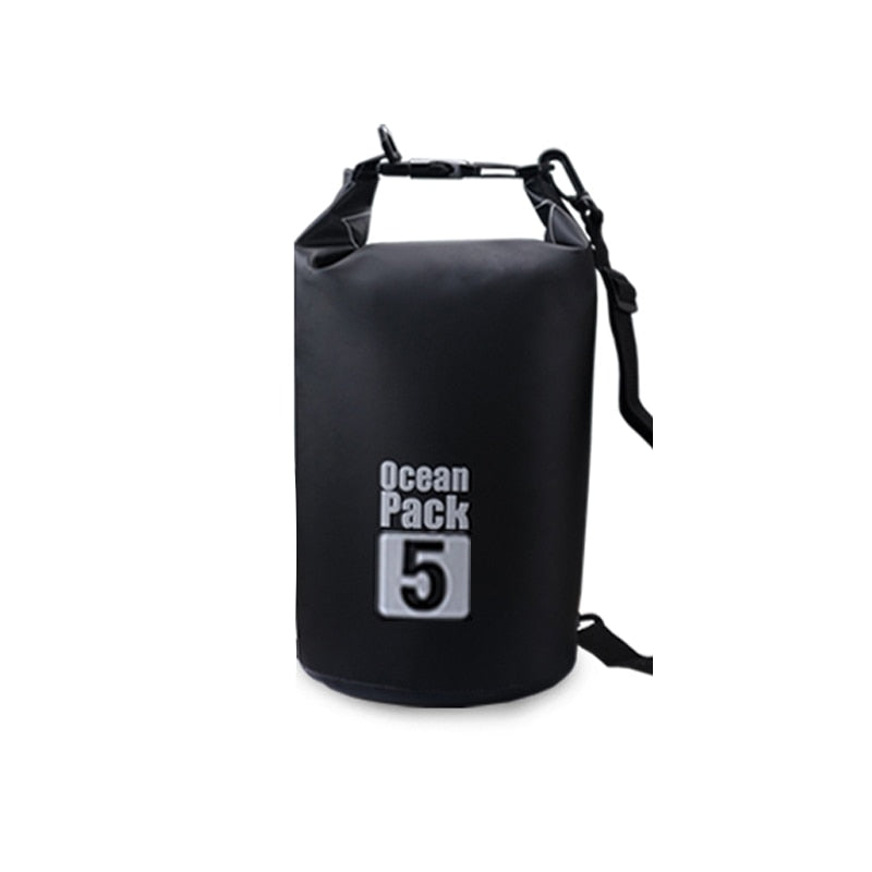 PVC 5L 10L 20L Outdoor Diving Compression Storage Waterproof Bag Dry Bag For Man Women Swimming