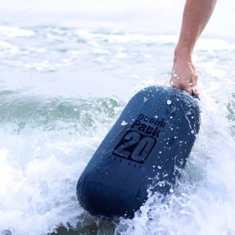 PVC 5L 10L 20L Outdoor Diving Compression Storage Waterproof Bag Dry Bag For Man Women Swimming