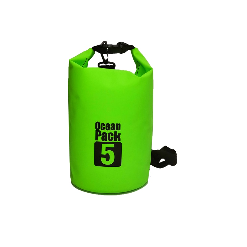 PVC 5L 10L 20L Outdoor Diving Compression Storage Waterproof Bag Dry Bag For Man Women Swimming