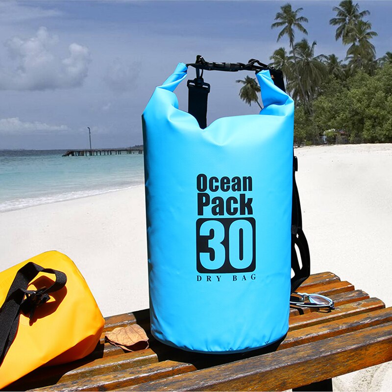 PVC 5L 10L 20L Outdoor Diving Compression Storage Waterproof Bag Dry Bag For Man Women Swimming
