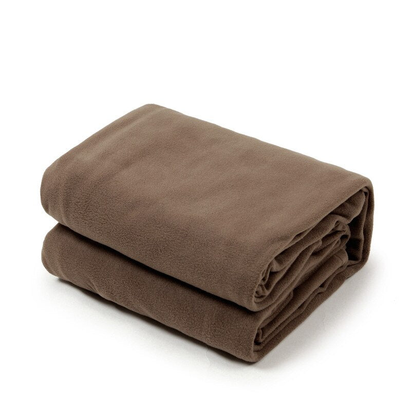 Portable Ultra-light Polar Fleece Sleeping Bag Outdoor Camping  Tent Bed Travel Warm Sleeping Bag