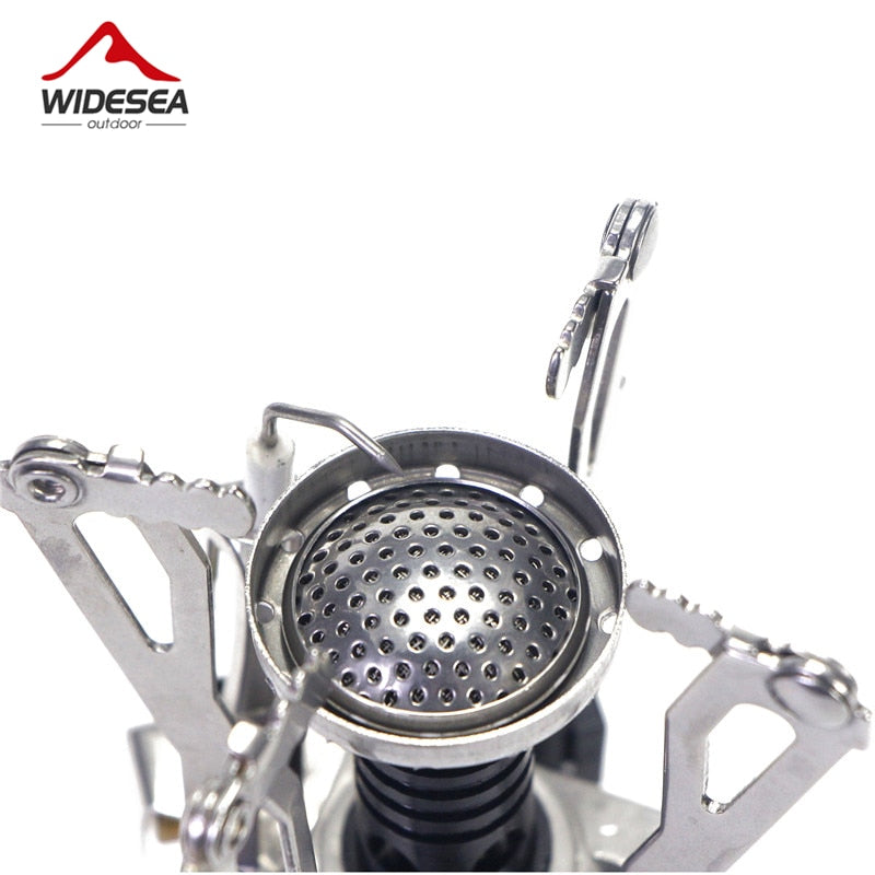 Portable folding outdoor stove cookware gas burner camping stove for hiking picnic BBQ gas stove