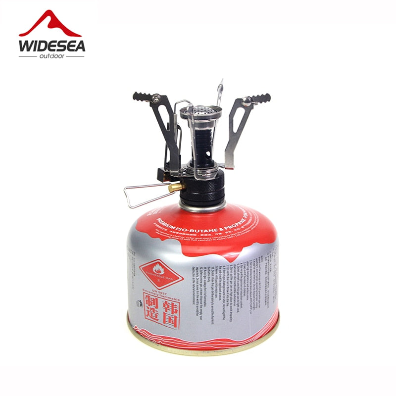 Portable folding outdoor stove cookware gas burner camping stove for hiking picnic BBQ gas stove