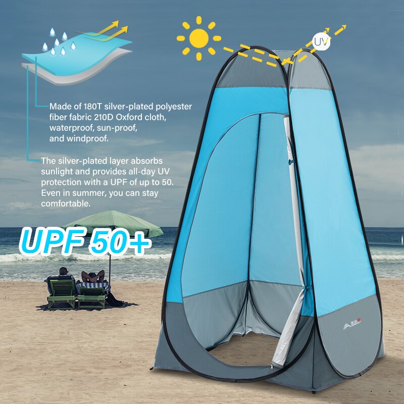 Privacy Shower Tent Toilet Camping Camouflage Tent Dressing Tent UV Function Outdoor