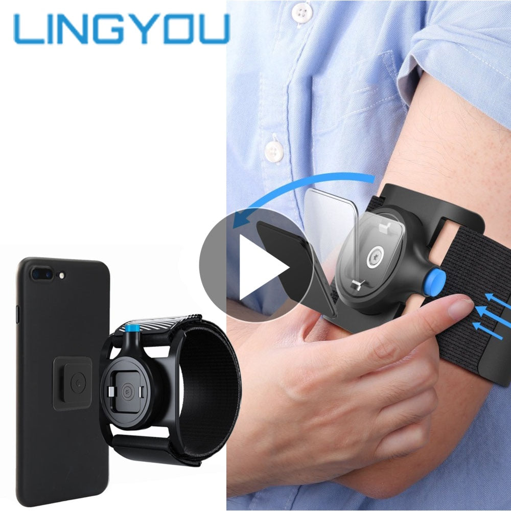 Quick Release Running Bag Phone Holder Men Women Armband/Wristband Running Belt Cycling Gym Arm Band