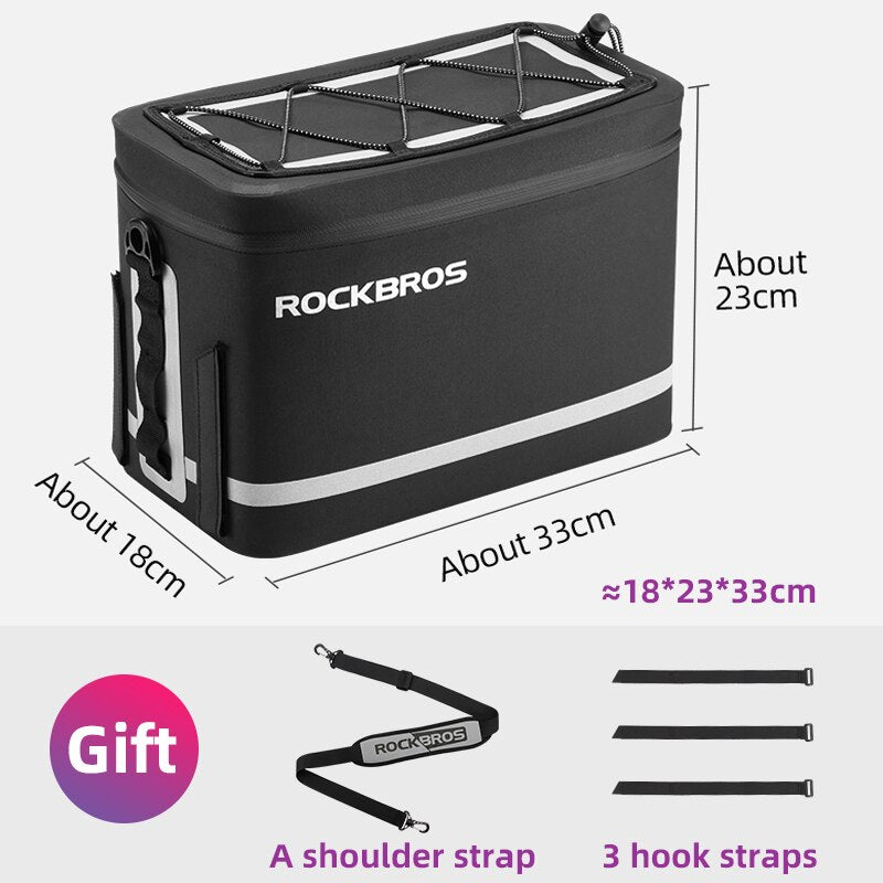 100% Waterproof Bike Bag Shockprook Camera Bag Bicycle Rack Tail Bag High Capacity