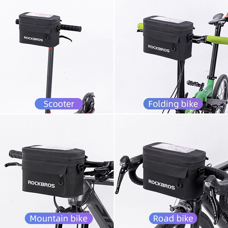 4.5L Bike Bag Multi-purpose Portable Bicycle Touch screen 6.0" Phone Handlebar Camera Shoulder Bags