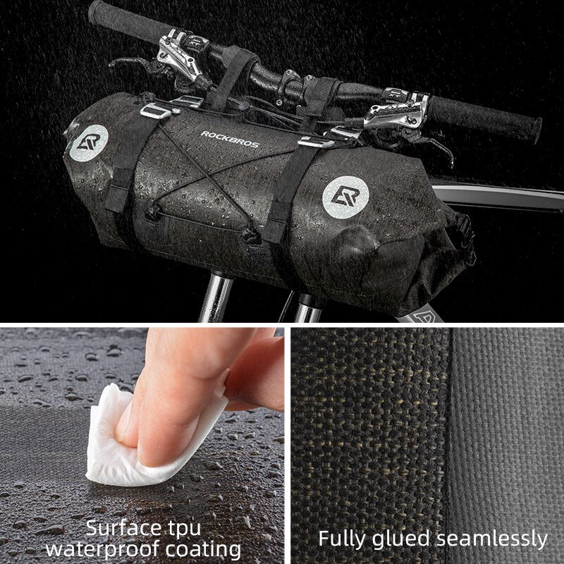 Bicycle Bag Big Capacity Waterproof Front Tube Cycling Bag MTB Handlebar Bag