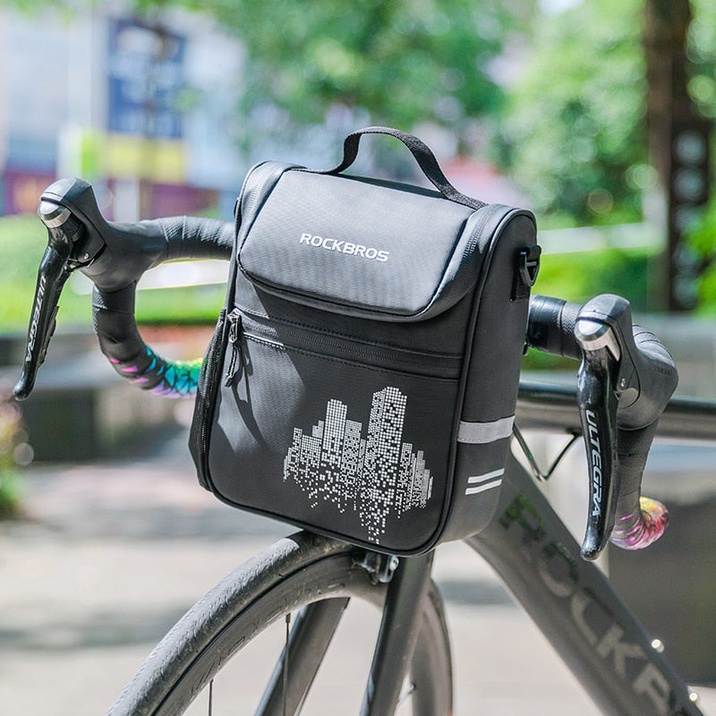 Bicycle Bag Bike Frame Bag Front Tube Pocket Shoulder Pack Waterproof Handlebar Bag