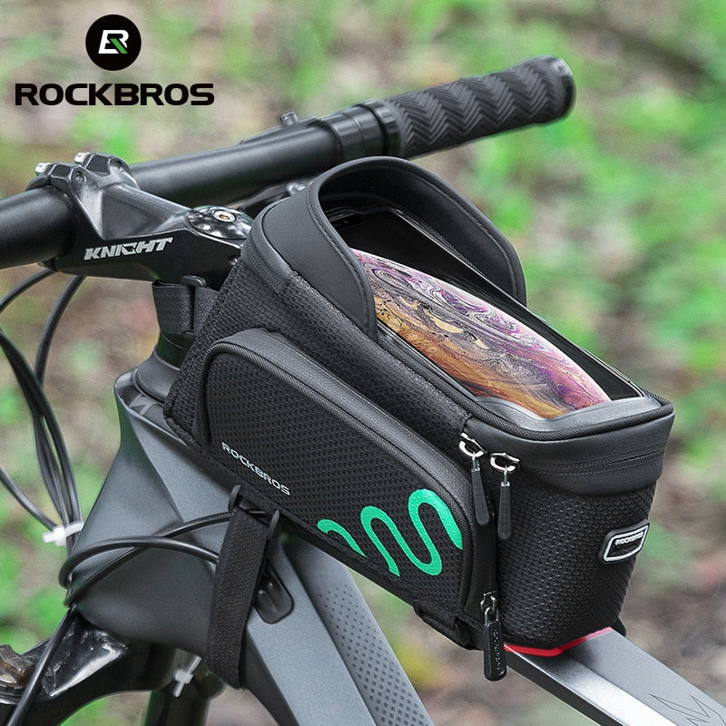 Bicycle Frame Bag Cycling Touch Screen Cycling Bag Top Front Tube