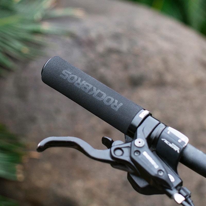 Bicycle Grips MTB Silicone Sponge Handlebar Grips Anti-skid Shock-absorbing Soft Bike Grips