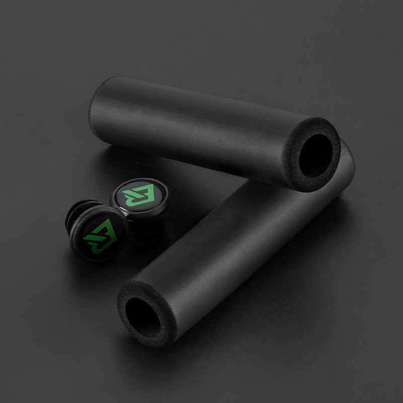 Bicycle Grips MTB Silicone Sponge Handlebar Grips Anti-skid Shock-absorbing Soft Bike Grips