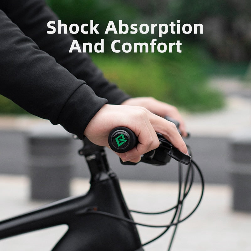 Bicycle Grips MTB Silicone Sponge Handlebar Grips Anti-skid Shock-absorbing Soft Bike Grips