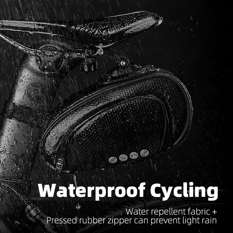 Bicycle Rear Bag Feflective Waterproof Saddle Seatpost Cycling Storage Panniers Folding Bike Tail Bags
