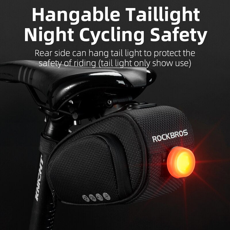 Bicycle Rear Bag Feflective Waterproof Saddle Seatpost Cycling Storage Panniers Folding Bike Tail Bags