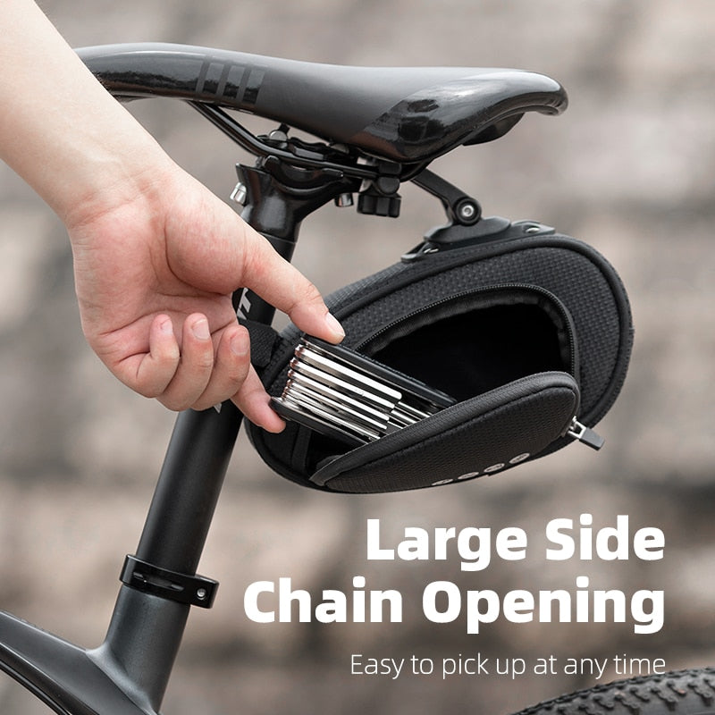 Bicycle Rear Bag Feflective Waterproof Saddle Seatpost Cycling Storage Panniers Folding Bike Tail Bags