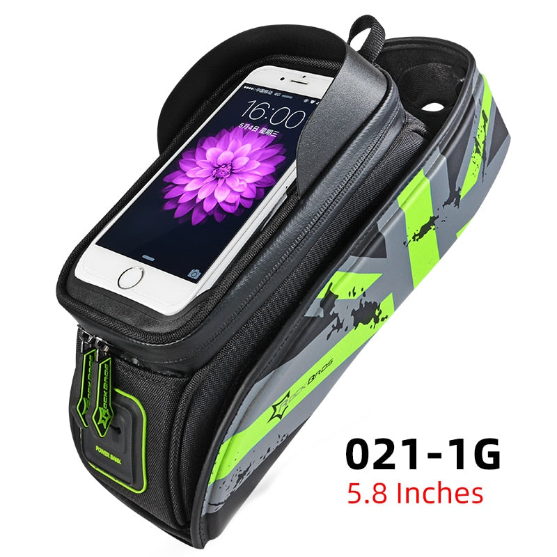 Bike Bag Front Phone Bicycle Bag For Bicycle Tube Waterproof Touch Screen Saddle Package For 5.8 /6 Bike Accessories