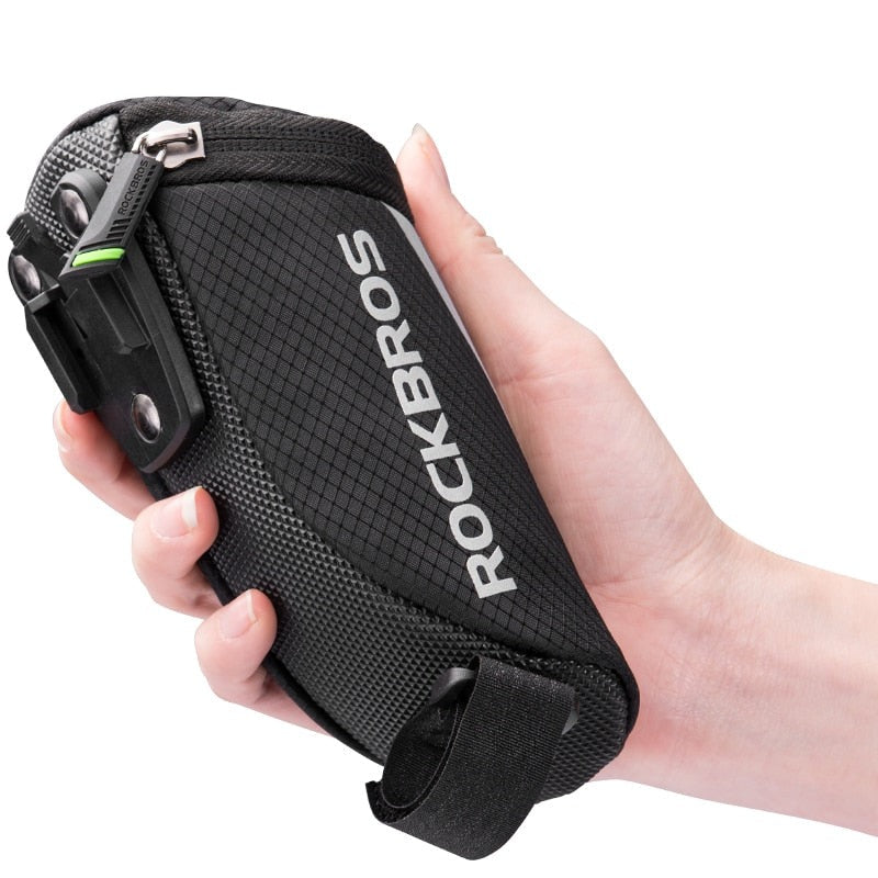 Bike Bag Portable Reflective Saddle Bag Tail Seatpost Nylon Bicycle Bag MTB Road Bike Bag Panniers