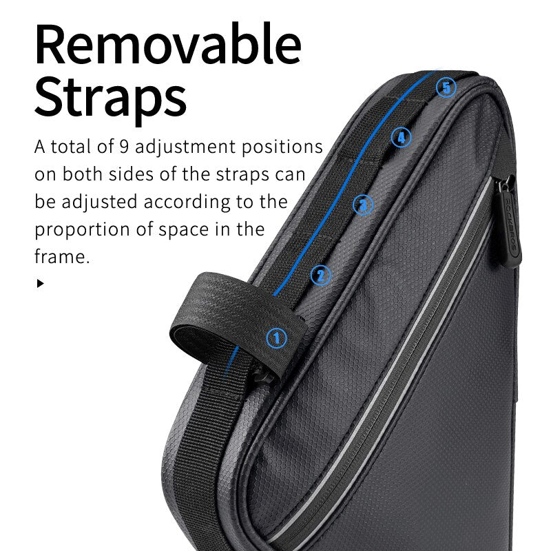Bike Bicycle Front Frame Triangle Bag Ultra-light Tube Small Packet Repair Tool Pouch Cycling