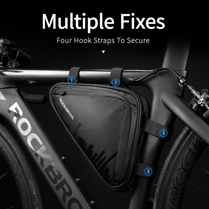 Bike Bicycle Front Frame Triangle Bag Ultra-light Tube Small Packet Repair Tool Pouch Cycling