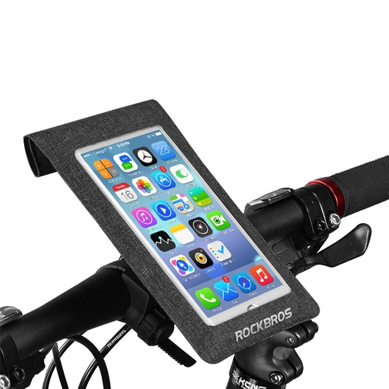 Bike Phone Holder Bag TPU Touch Screen Bicycle Handlebar Bag Motorcycle Navigation Phone Holder