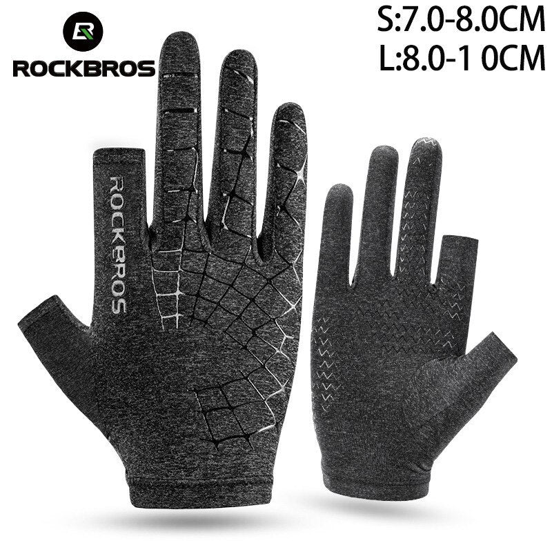 Cycling Bike Gloves Touch Screen Breathable Anti-slip Elasticity Gloves