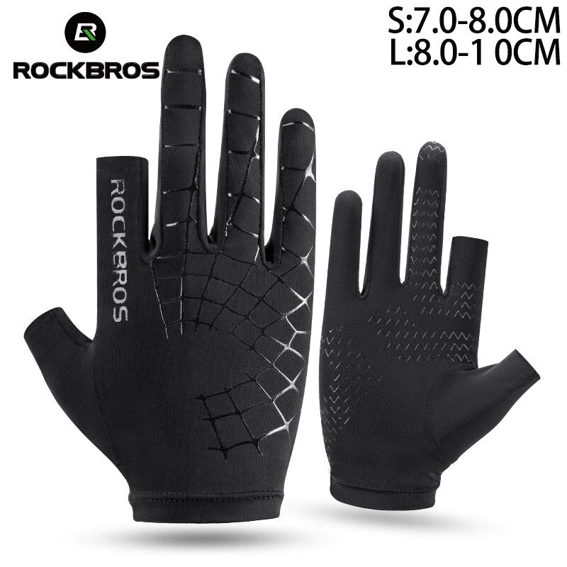 Cycling Bike Gloves Touch Screen Breathable Anti-slip Elasticity Gloves