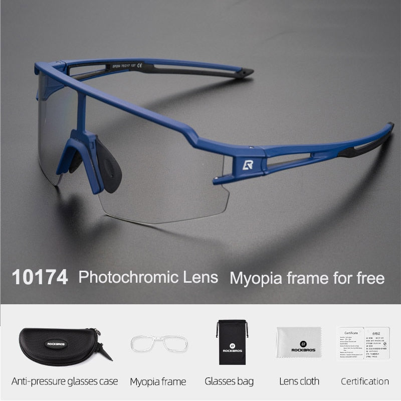 Cycling Glasses Photochromic Bicycle Sports Sunglasses Men Women UV400 MTB Road Bike