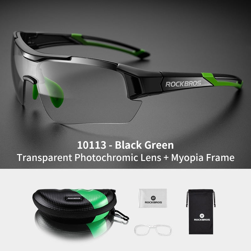 Cycling Glasses Photochromic Bicycle Sports Sunglasses Men Women UV400 MTB Road Bike