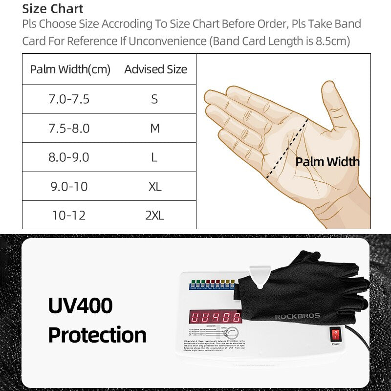 Cycling Gloves Autumn Spring MTB Bike Gloves SBR Pad Half Finger Breathable Shockproof Gloves