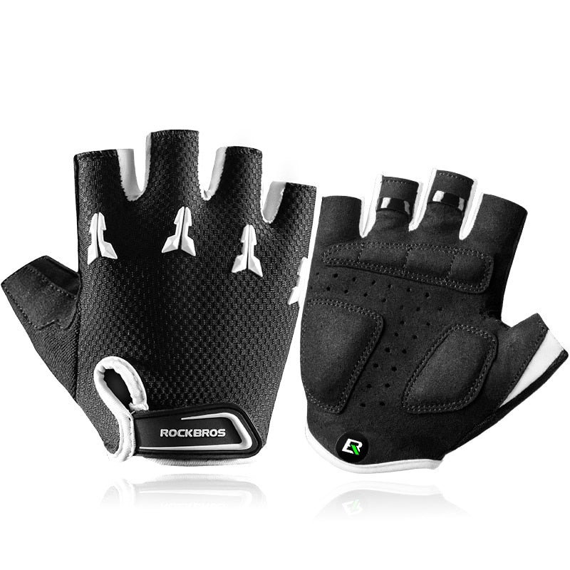 Cycling Gloves for Children Summer Balance Bike Roller Skating Breathable SBR Shockproof Half Gloves