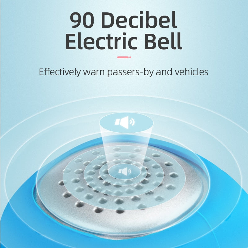 Electric Cycling Bell 90 DB Rainproof MTB Bicycle Handlebar Silica Gel - Bike Bells for Cyclists