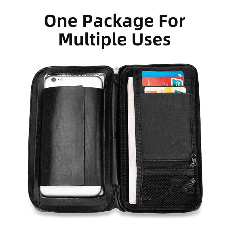 Full Waterproof Bicycle Bag Rotatable Bike Front Phone Bag Touch Screen Rearview Mirror Bag