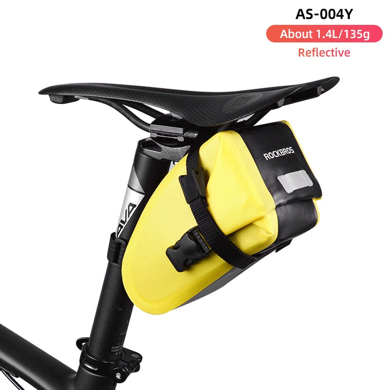 Rainproof Bicycle Bag Shockproof Bike Saddle Bag For Refletive Rear Large Capatity Seatpost MTB Bike Bag Accessories