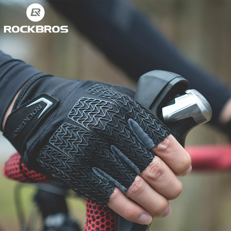 Touch Screen Cycling Gloves MTB Bike Bicycle Gloves GEL Pad Shockproof Half Finger Mittens Gloves