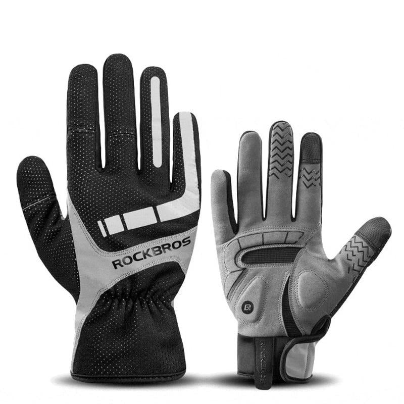Touch Screen Cycling Gloves Autumn Winter Thermal Windproof Bicycle Gloves Thick Sport Gloves