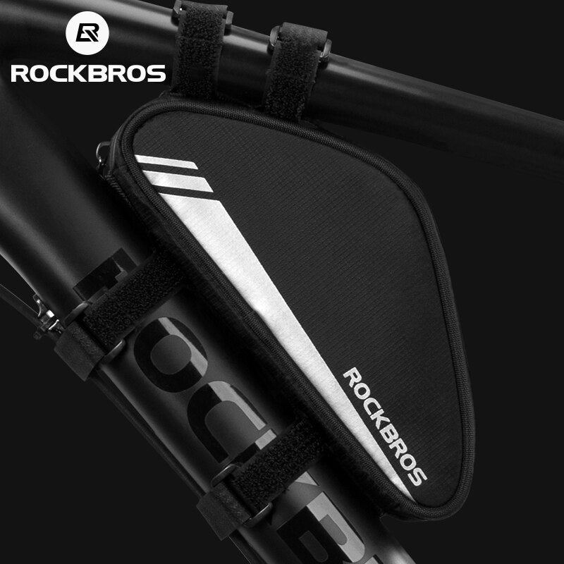 Triangle Beam Bag Bicycle Top Tube Bag Bike Saddle Bag MTB Road Bike Phone Bag 0.7L High Reflective