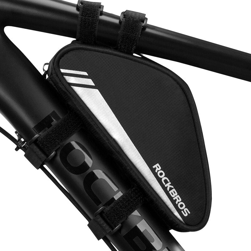 Triangle Beam Bag Bicycle Top Tube Bag Bike Saddle Bag MTB Road Bike Phone Bag 0.7L High Reflective