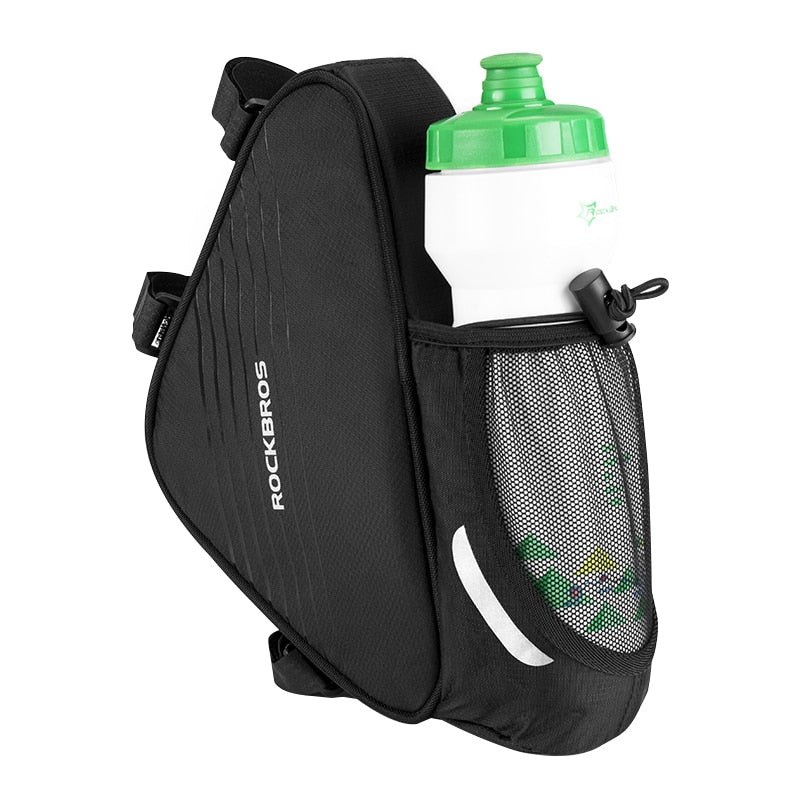 Triangle Bottle Bag Bicycle Saddle Bag Top Tube Bike Phone Bag MTB Road Bike Side Opening Bag