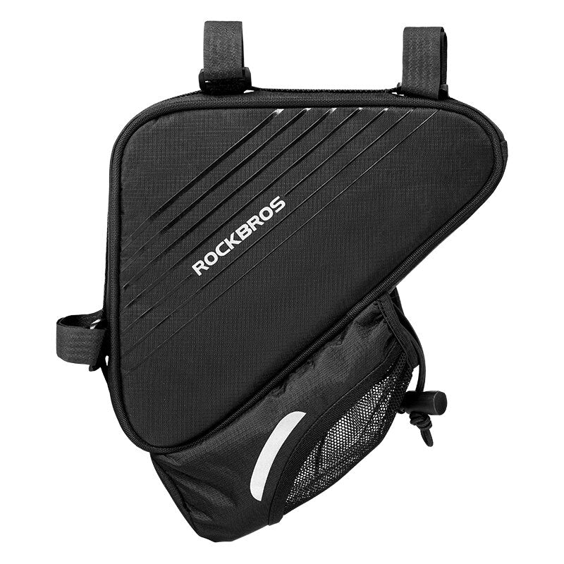 Triangle Bottle Bag Bicycle Saddle Bag Top Tube Bike Phone Bag MTB Road Bike Side Opening Bag