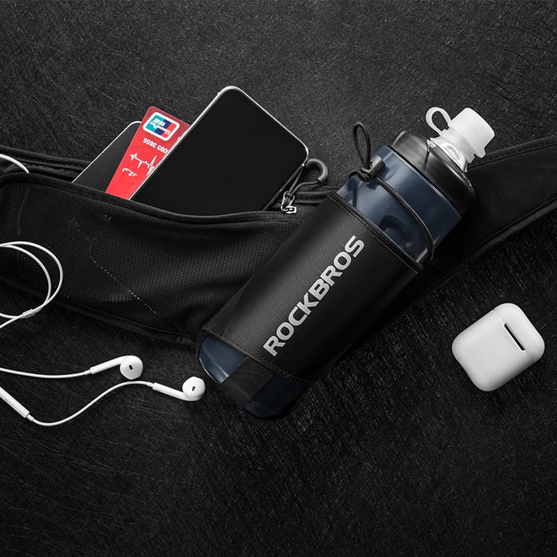 Water Bottle Bag Cycling Running Hiking Kettle Bag Mobile Phone Pocket Change Bag