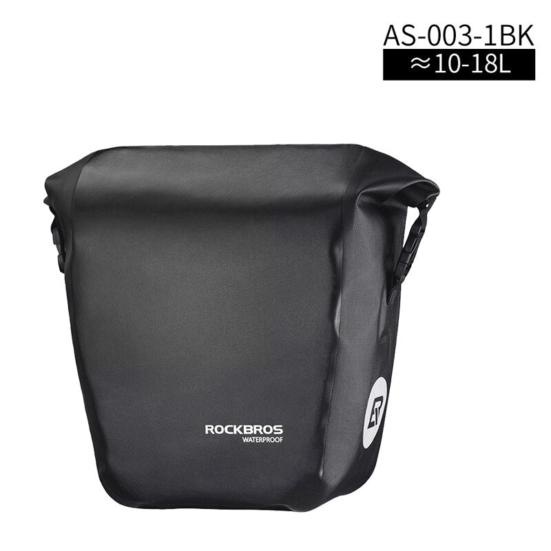 Waterproof Bike Bag 27L Travel Cycling Bag Basket Bicycle Rear Rack Tail Seat Trunk Bags Pannier