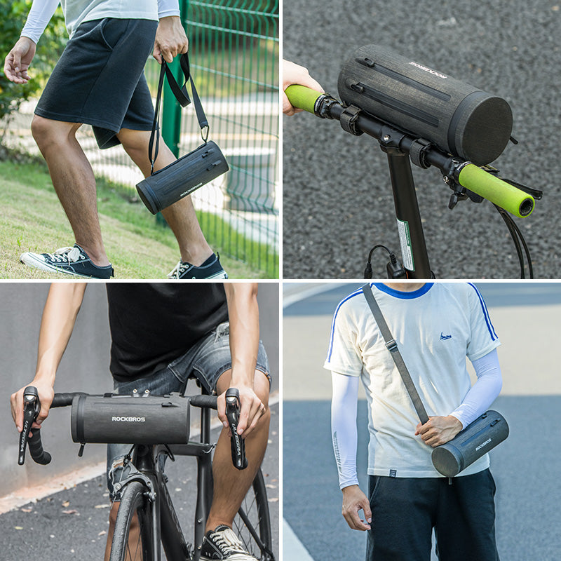 Front Bicycle Bag MTB Road Handlebar Pannier Multi-purpose Large Capacity Backpack Cycling Tube Bag