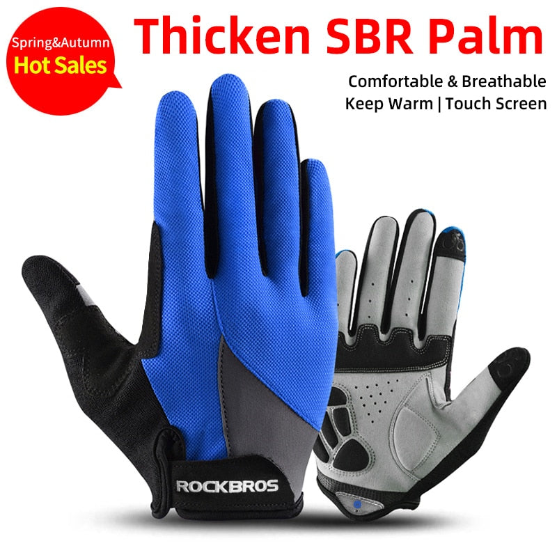Windproof Cycling Gloves Touch Screen Riding MTB Bike Bicycle Gloves Thermal Gloves
