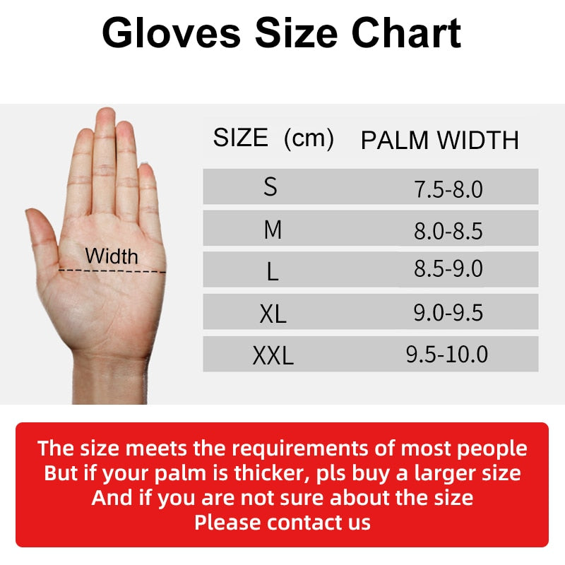 Winter Cycling Full Finger Gloves Keep Warm Touch Screen Long Finger Waterproof Gloves