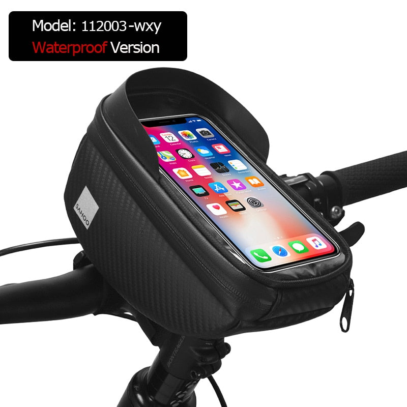 Roswheel Sahoo 112003 Cycling Bicycle Bike Head Tube Handlebar Cell Mobile Phone Bag Case Holder